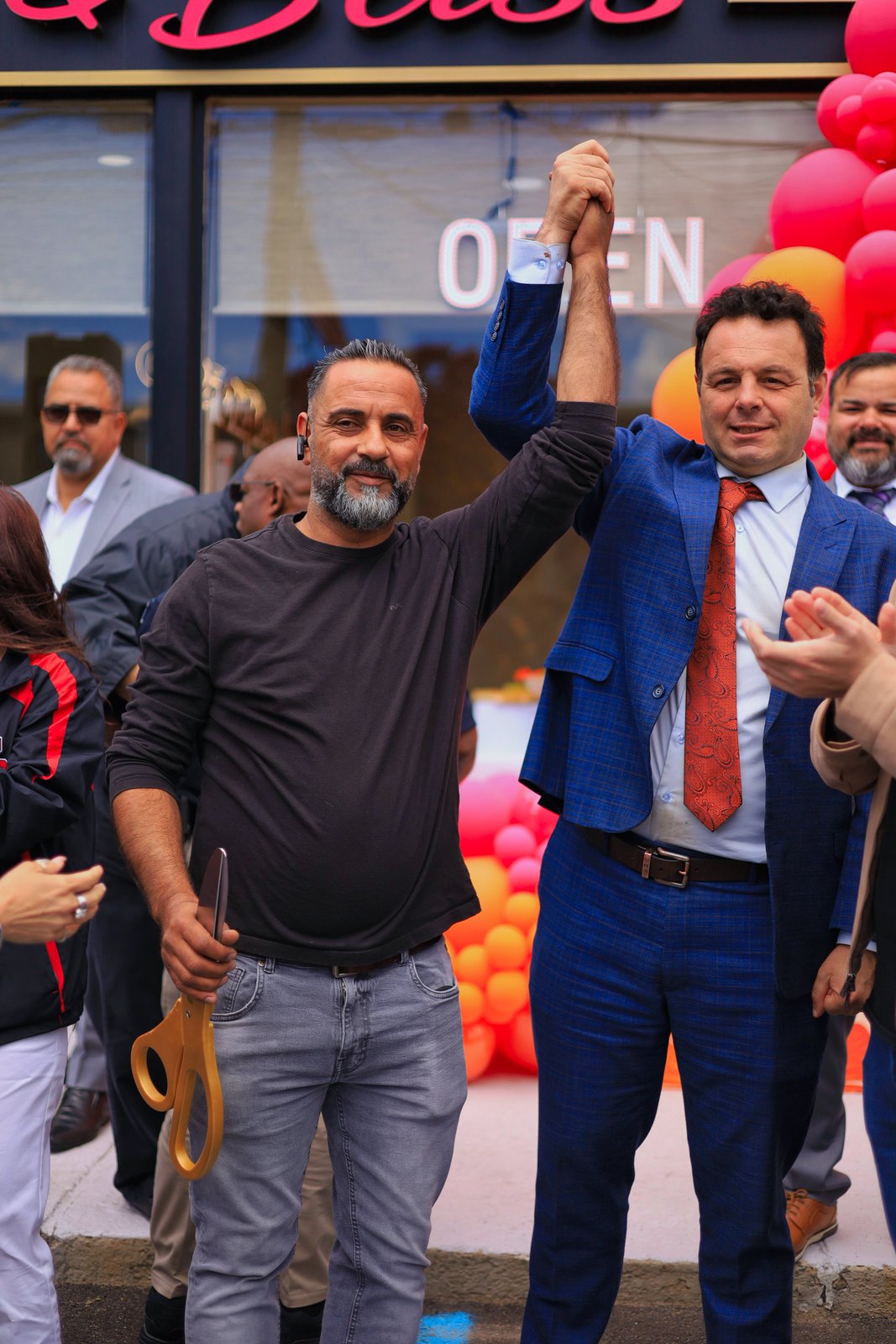 Ribbon cutting celebration